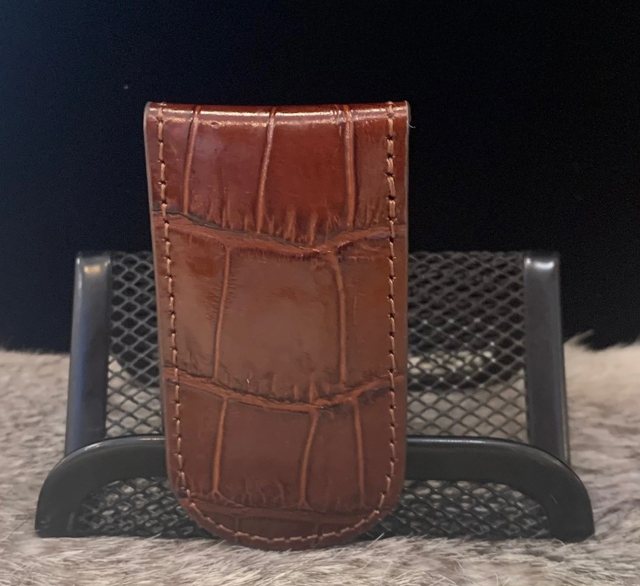 Brighton Croco Magnetic Money Clip M1017 4 Brighton Croco Magnetic Money Clip M1017 - Image 2