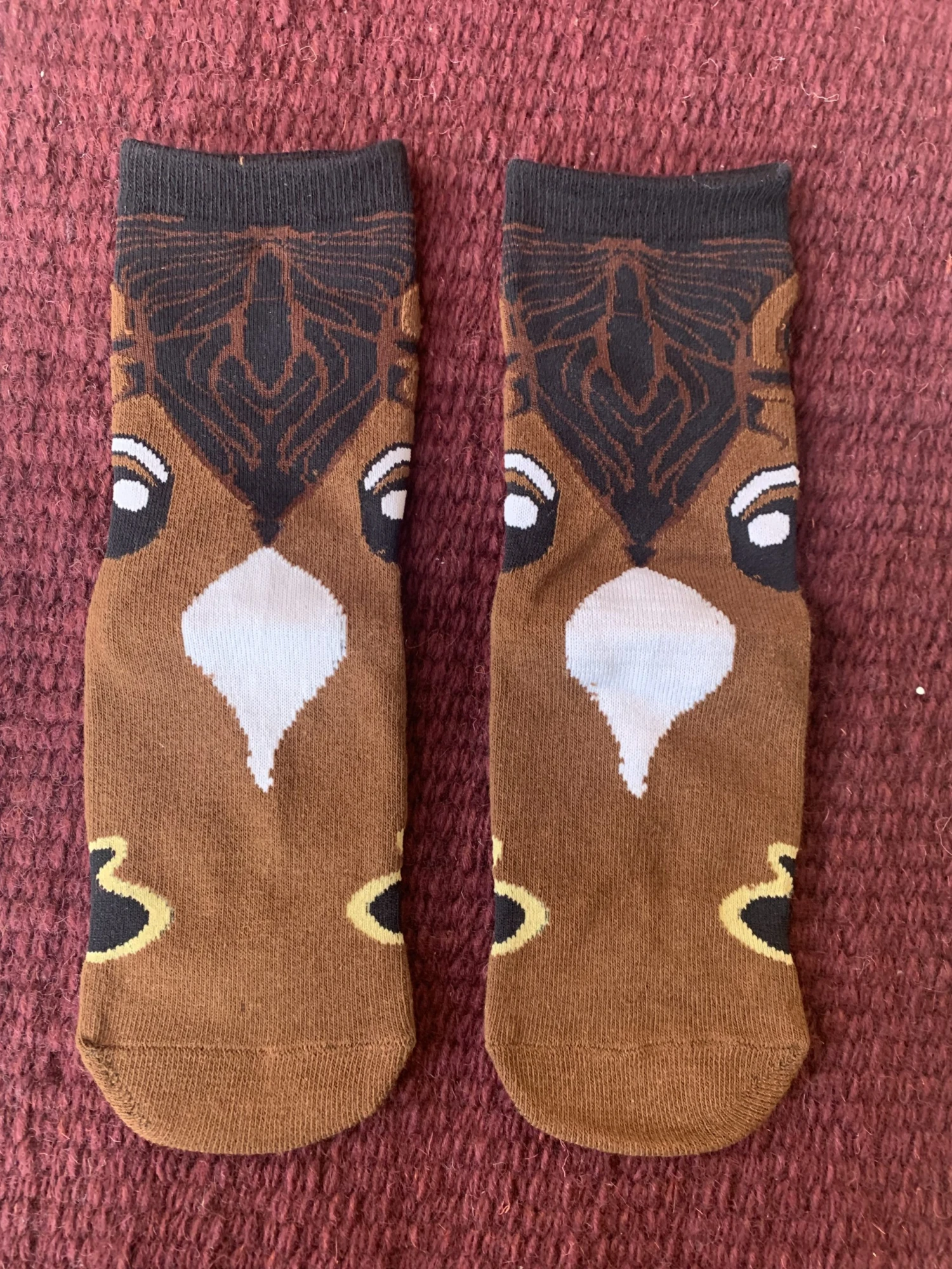 Horse Face Kids Socks 1-4yrs 3700K-NK 3 Horse Face Kids Socks 1-4yrs 3700K-NK