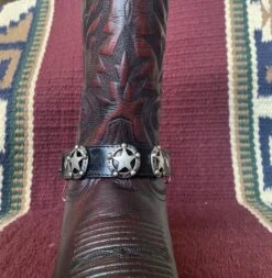 Austin Accents Leather Boot Bracelets With Star Accent BBR-16 -Western Cowboy Supplies IMG 2882 scaled e1678124188945