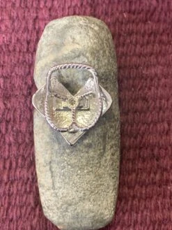 Austin Accents Scarf Slide Retro Silver V 421 -Western Cowboy Supplies IMG 2907 scaled 1