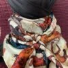 Austin Accents Silk Scarf/ Wild Rag Horse Patterned 34″X34″