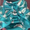 Austin Accents Patterned Turquoise Arrow Wild Rag / Silk Scarf 34″X34″