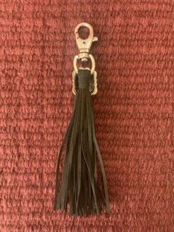 Austin Accents Black Tassel Key Ring Leather With Concho KC-54 -Western Cowboy Supplies IMG 2990 scaled 1