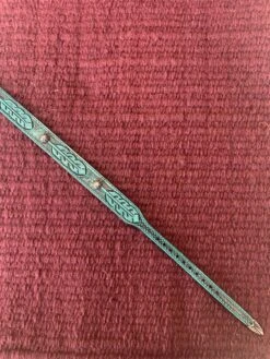 Austin Accent Turquoise Feather Tooled Leather Hat Band LC-69F 13 Austin Accent Turquoise Feather Tooled Leather Hat Band LC-69F -Western Cowboy Supplies IMG 3016 scaled 1