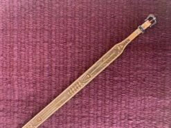 Austin Accent Tan Arrow Tooled Leather Hat Band LC-69F -Western Cowboy Supplies IMG 3020 scaled 1