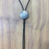 Austin Accents Round Etched Concho Bolo Tie AC70