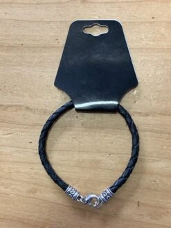 Austin Accents Round Leather Braid Bracelet Black HH83L 9 Austin Accents Round Leather Braid Bracelet Black HH83L -Western Cowboy Supplies IMG 3189 scaled 1