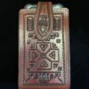 Austin Accents Leather Aztec Phone Case CP-05 Brown -Western Cowboy Supplies IMG 3223 scaled 1