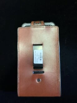 Austin Accents Leather Aztec Phone Case CP-05 Brown -Western Cowboy Supplies IMG 3224 scaled 1