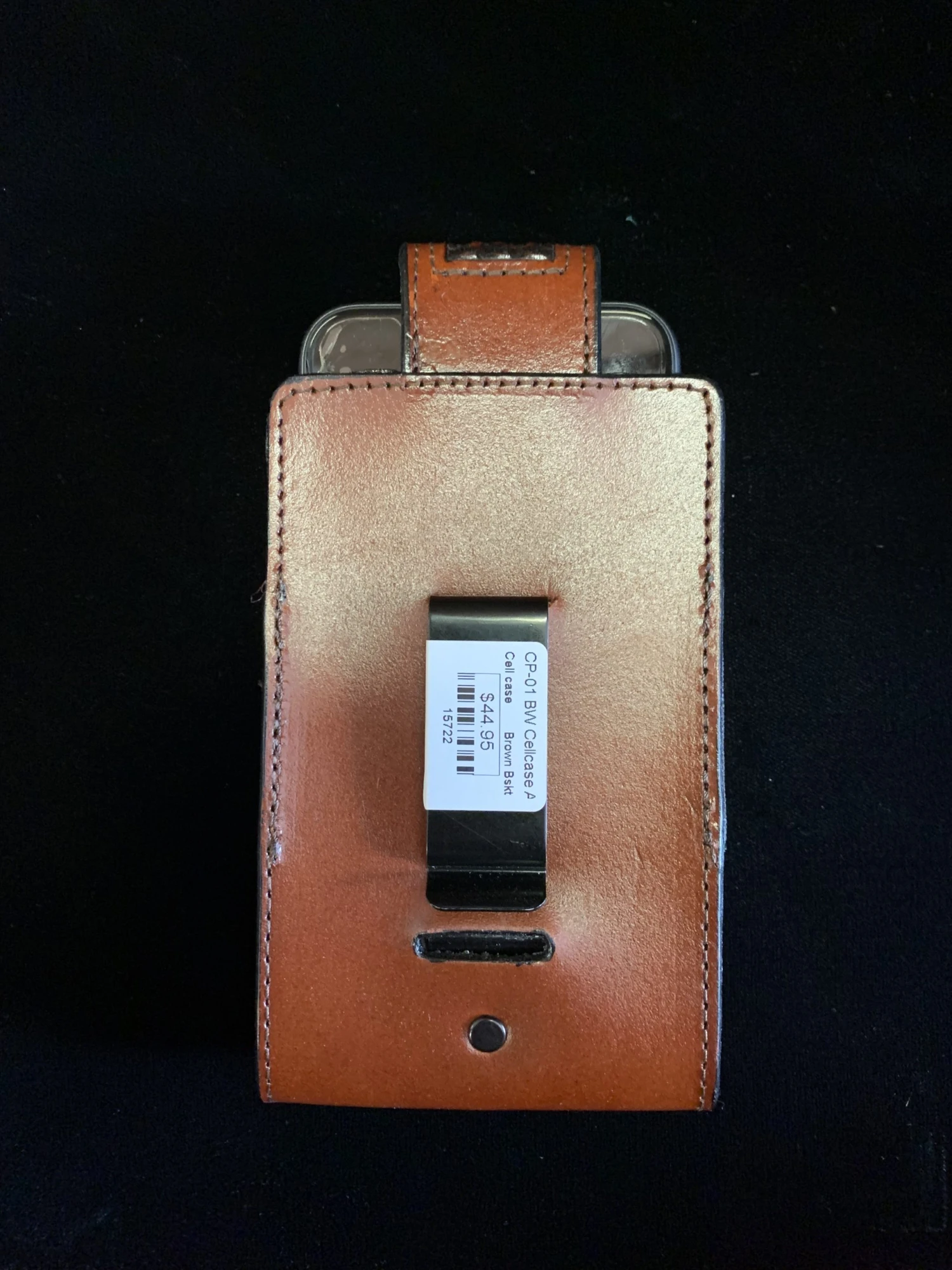 Austin Accents Leather Basket Weave Phone Case CP-01 Brown 6 Austin Accents Leather Basket Weave Phone Case CP-01 Brown - Image 4