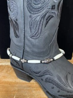 Austin Accents White Bone Boot Bracelet BBR-12