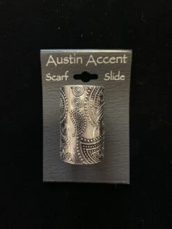 Austin Accents SS60-S Silver Tube Scarf Slide -Western Cowboy Supplies IMG 3381 scaled 1