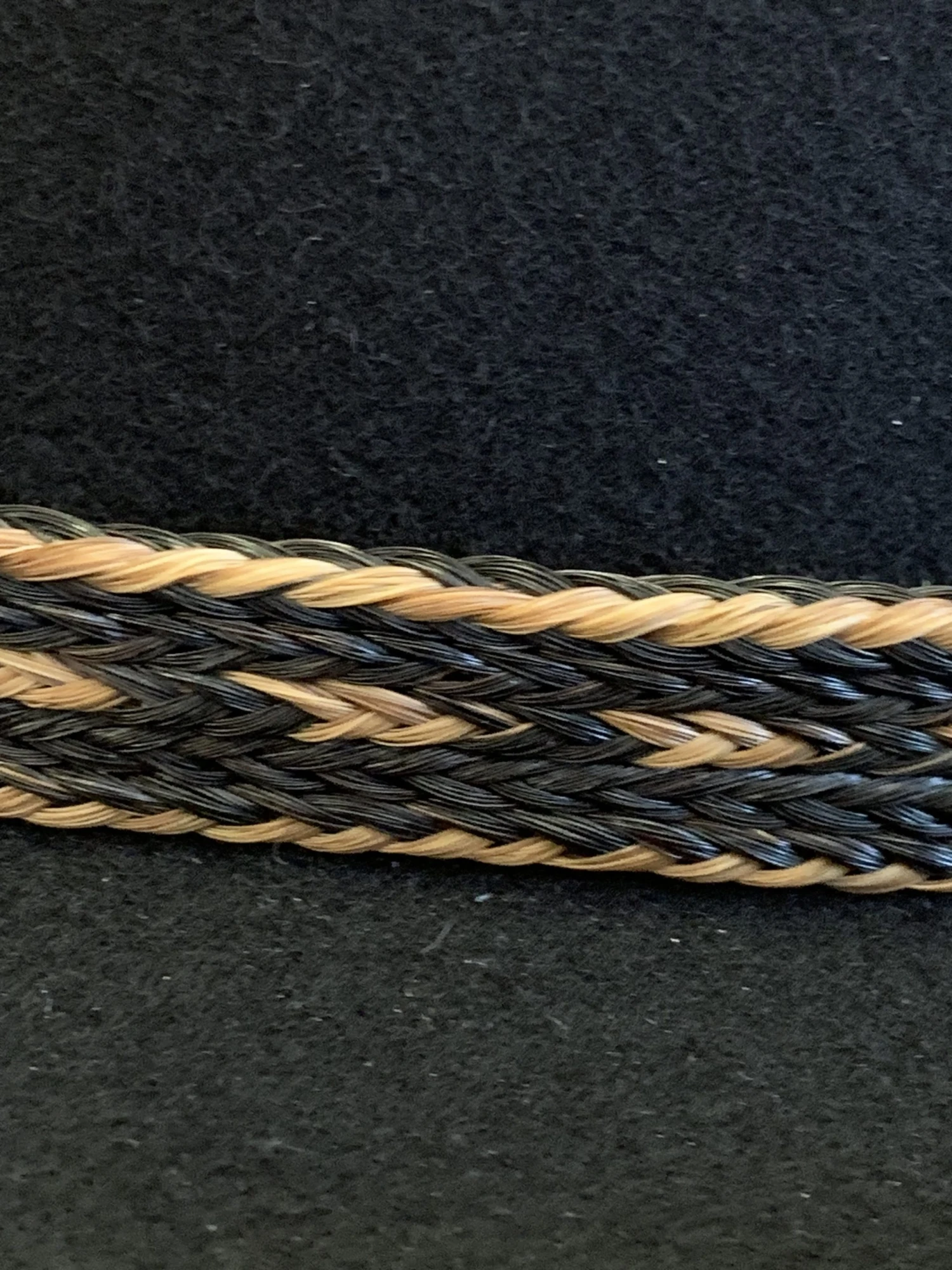 Austin Accents HH05TT-8 Braided 5 Strand Horsehair Hat Band With Tassel 6 Austin Accents HH05TT-8 Braided 5 Strand Horsehair Hat Band With Tassel - Image 4