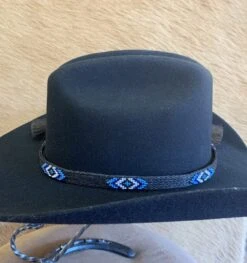 Austin Accent HH49-N Beaded Horse Hair 5 Strand Black Hat Band -Western Cowboy Supplies IMG 3433 scaled e1681336747248