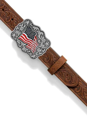 C30219 Kids American Pride Belt With American Flag Buckle 6 C30219 Kids American Pride Belt With American Flag Buckle - Image 4