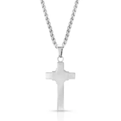 Rope Wrapped Cross Necklace NC4332 -Western Cowboy Supplies NC4332 alt