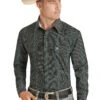 Geo Print Snap Shirt PSMSOSR0LW -Western Cowboy Supplies PSMSOSR0LWZ