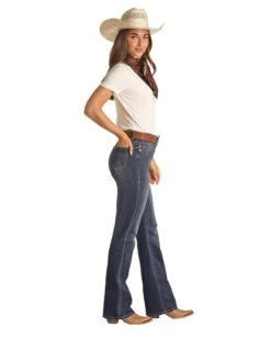 Women’s Panhandle RRWD4HR0XE High Rise Boot Cut Jeans  -Western Cowboy Supplies RRWD4HR0XE AZ scaled 1