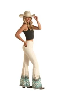 Panhandle RRWD7PRYW7 Cactus Button Bell Bottom 7 Panhandle RRWD7PRYW7 Cactus Button Bell Bottom -Western Cowboy Supplies RRWD7PRYW7 A Copy