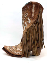 Corral Boots Corral Fringe Lamb C3766 6 Corral Boots Corral Fringe Lamb C3766 - Image 4