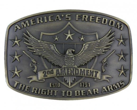 America’s Freedom 2nd Amendment Belt Buckle A272 6 America’s Freedom 2nd Amendment Belt Buckle A272 - Image 4