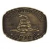 Don’t Tread On Me Belt Buckle A515C -Western Cowboy Supplies a515c