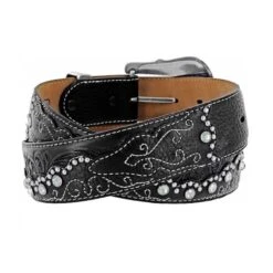 Women’s Western Belt Kaitlyn Crystal Black C50493 -Western Cowboy Supplies c 50493