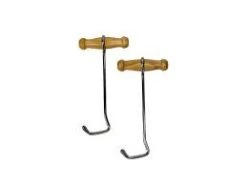 M&F Short Boot Hooks With Natural Handle 04024 -Western Cowboy Supplies download 1 1