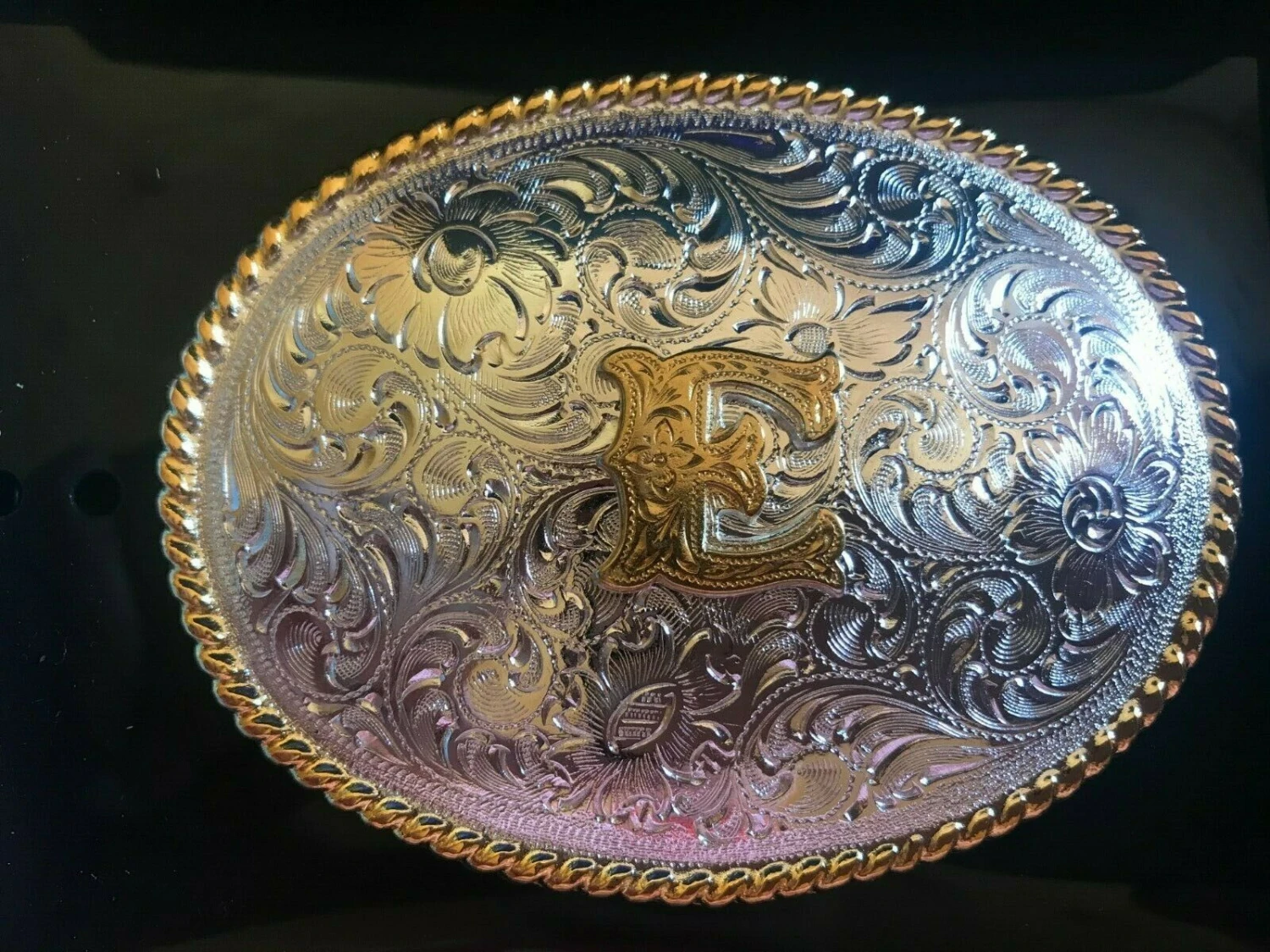 Oval Initial Buckle 37072 8 Oval Initial Buckle 37072 - Image 6