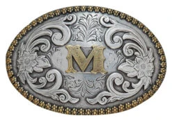Oval Initial Buckle 37072