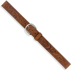 Justin Western Scroll 53909 -Western Cowboy Supplies leegin justin 53909 mens western scroll tooled belt bark make in usa buckled 600x