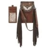 Nocona Womens Jean Cell Phone Crossbody Bag N770008502 -Western Cowboy Supplies m f western purse nocona women s jean western brown cell phone crossbody n770008502 33352553660574 5000x
