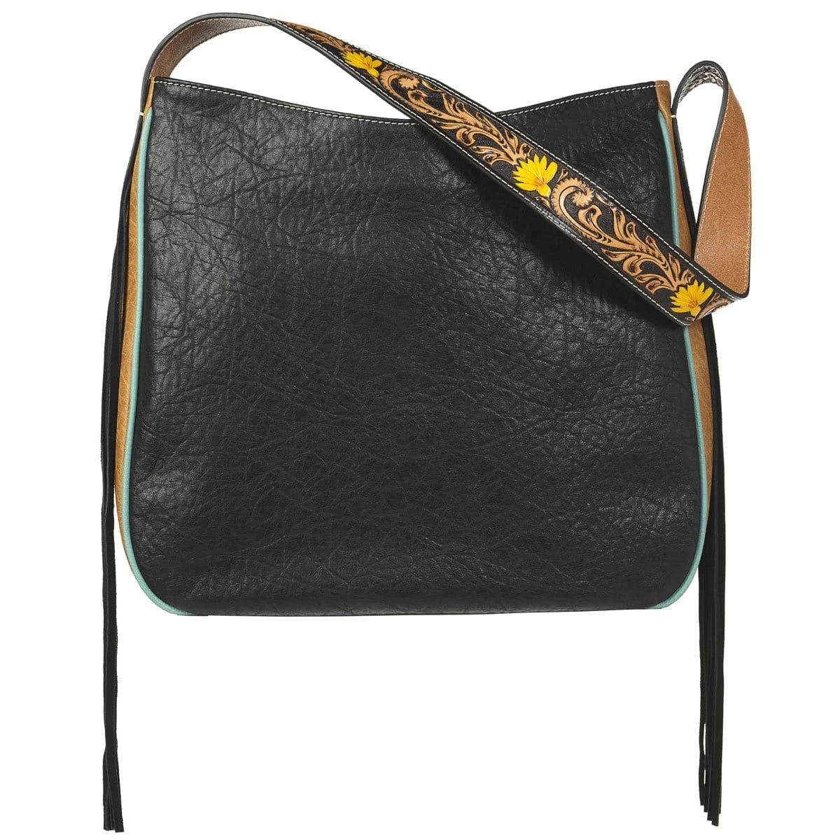 Nocona Norma Black Leather Concealed Carry Shoulder Bag N770007701
