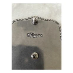 M&F Nocona Longhorn Head Rectangle Scalloped Belt Buckle 37228 -Western Cowboy Supplies nocona belt buckle saddle bronc gold silver tone m f western 3798708 1 1