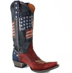 Ladies Old Gringo Edith Red, White & Blue Womens Boots L3672-5 10 Ladies Old Gringo Edith Red, White & Blue Womens Boots L3672-5 -Western Cowboy Supplies old gringo edith red white blue womens bootsold gringo 430597 695x701