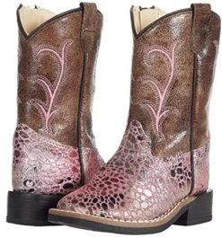VB1054 Crackle Toddler -Western Cowboy Supplies old west kids boots glitter toddler