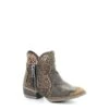 Corral Boots Corral Zip Up Booties Q5021 -Western Cowboy Supplies q5021 shortie