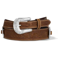Brighton Sedona Concho Dark Brown Western Belt C51309