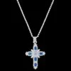 River Of Lights Budded Cross Necklace NC3399 -Western Cowboy Supplies river of lights budded cross necklace nc3399 10