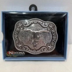 Steer Head Skull Buckle By Nocona 3798664 -Western Cowboy Supplies s l500 3 Copy