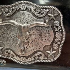 Steer Head Skull Buckle By Nocona 3798664 -Western Cowboy Supplies s l500 5 2