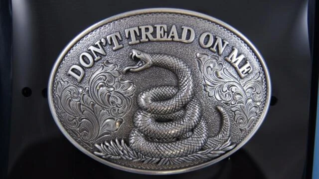 Nocona Don’t Tread On Me Buckle 37109 7 Nocona Don’t Tread On Me Buckle 37109 - Image 5