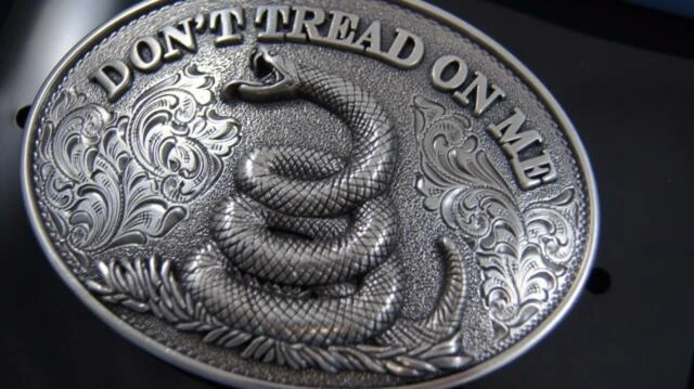Nocona Don’t Tread On Me Buckle 37109 8 Nocona Don’t Tread On Me Buckle 37109 - Image 6