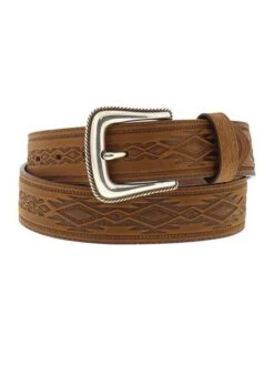 Tony Lama Navajo Blanket Tooled Belt 1369L -Western Cowboy Supplies tony lama navajo 1369l