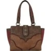 Justin 22074532 Tote Tonal Tan With Muted Red Accents -Western Cowboy Supplies unnamed file 826