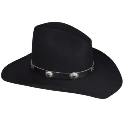 Bailey Western Tombstone 2X Cowboy Hat W0602G -Western Cowboy Supplies w0602g bailey western tombstone 2x hat black 3