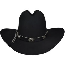 Bailey Western Tombstone 2X Cowboy Hat W0602G -Western Cowboy Supplies w0602g bailey western tombstone 2x hat black 4