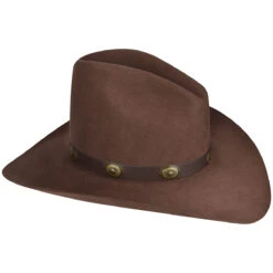 Bailey Western Tombstone 2X Cowboy Hat W0602 -Western Cowboy Supplies w0602g bailey western tombstone 2x hat pecan 3 1