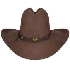 Bailey Western Tombstone 2X Cowboy Hat W0602 -Western Cowboy Supplies w0602g bailey western tombstone 2x hat pecan 4