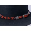 Austin Accent Black/Red Beaded Buckle Hatband BS12-BK -Western Cowboy Supplies xhatband beaded strip red black unisex austin accent.jpg.pagespeed.ic .swwEU3LX3V